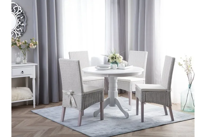 Akron Spisebord 100 cm, Hvid