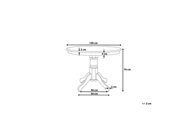 Akron Spisebord 100 cm - Møbler - Borde - Spisebord og køkkenbord