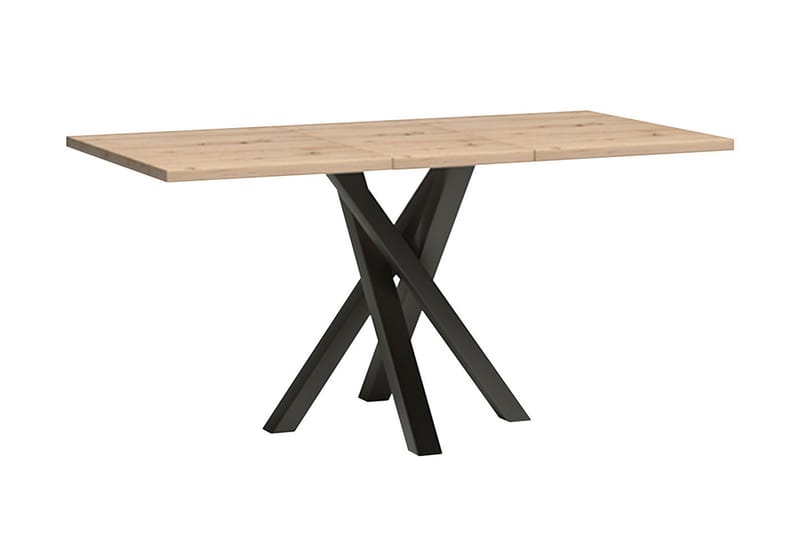 Aldbrough Udvideligt Komfurebord 160 cm - Sort - Møbler - Borde - Spisebord og køkkenbord