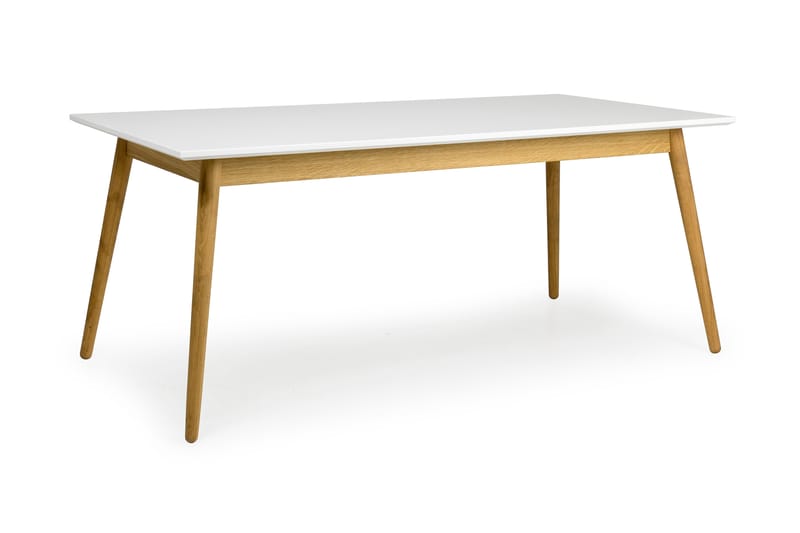 Amelia Spisebord 90 cm - Hvid/Brun - Møbler - Borde - Spisebord og køkkenbord