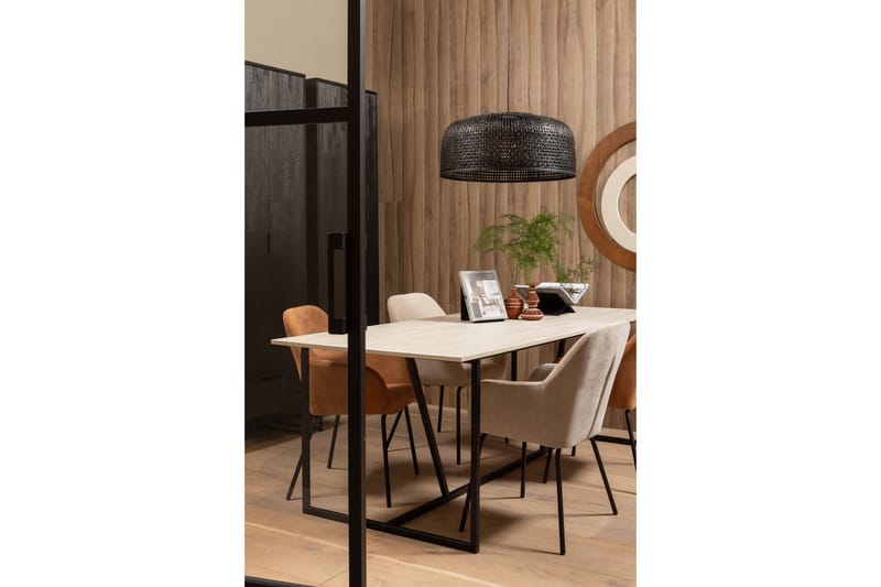 Atila Spisebord 220 cm - Beige - Møbler - Borde - Spisebord og køkkenbord