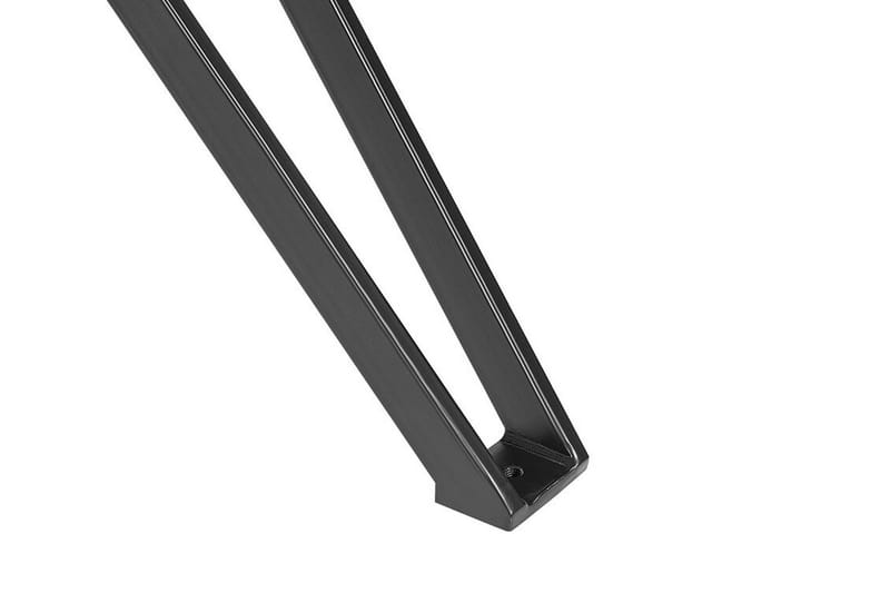 Ballina Spisebord 160 cm - Hvid/Sort - Møbler - Borde - Spisebord og køkkenbord