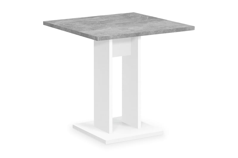 Bandol Spisebord 70 cm - Hvid/Beton - Spisebord og køkkenbord
