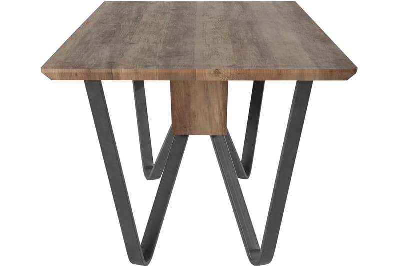 Barths Spisebord 180 cm - Natur/Sort - Møbler - Borde - Spisebord og køkkenbord