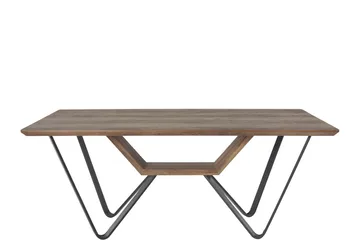 Barths Spisebord 180 cm - Natur/Sort - Møbler - Borde - Spisebord og køkkenbord