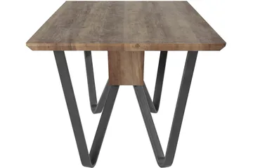 Barths Spisebord 180 cm - Natur/Sort - Møbler - Borde - Spisebord og køkkenbord
