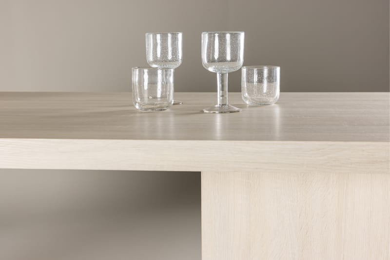 Bassholmen Spisebord 180x90 cm Whitewash - Venture Home - Spisebord og køkkenbord
