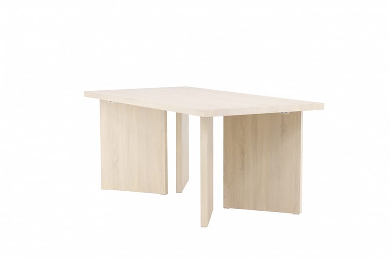 Bassholmen Spisebord 180x90 cm - Whitewash - Møbler - Borde - Spisebord og køkkenbord