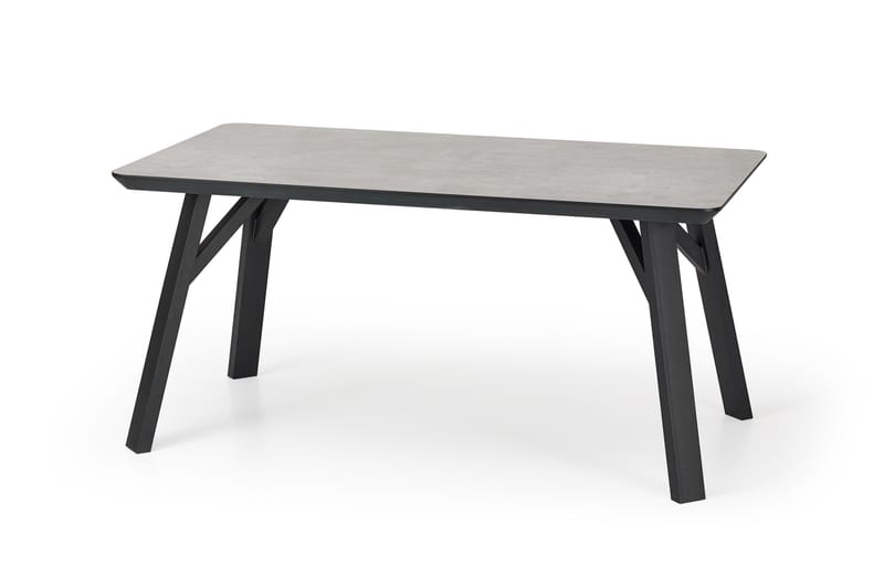 Bernice Spisebord 160 cm - Grå/Sort - Spisebord og køkkenbord