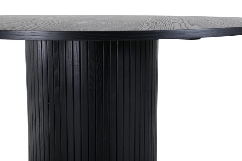 Biana Spisebord 110 cm Rundt - Sort - Spisebord og køkkenbord
