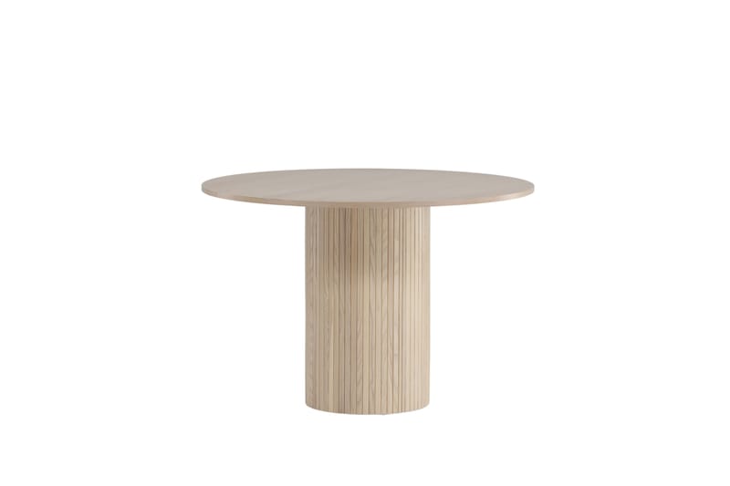 Bianca Spisebord 110 cm Rundt Beige - Møbler - Borde - Spisebord og køkkenbord