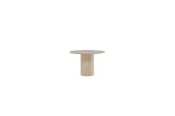 Bianca Spisebord 110 cm Rundt Beige - Møbler - Borde - Spisebord og køkkenbord