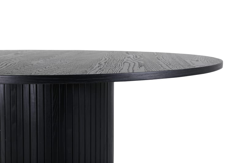 Bianca Spisebord 110 cm Rundt - Sort - Møbler - Borde - Spisebord og køkkenbord