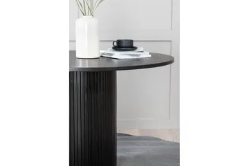 Bianca Spisebord 110 cm Rundt - Sort - Møbler - Borde - Spisebord og køkkenbord
