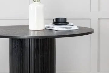 Bianca Spisebord 110 cm Rundt - Sort - Møbler - Borde - Spisebord og køkkenbord