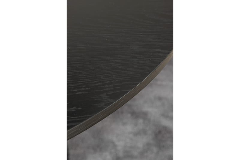 Bianca Spisebord 110 cm Rundt - Sort - Møbler - Borde - Spisebord og køkkenbord