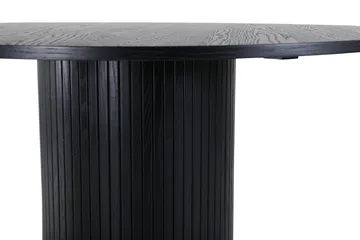 Bianca Spisebord 110 cm Rundt - Sort - Møbler - Borde - Spisebord og køkkenbord