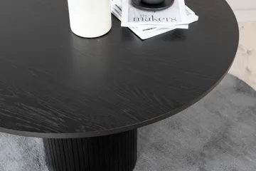 Bianca Spisebord 110 cm Rundt - Sort - Møbler - Borde - Spisebord og køkkenbord