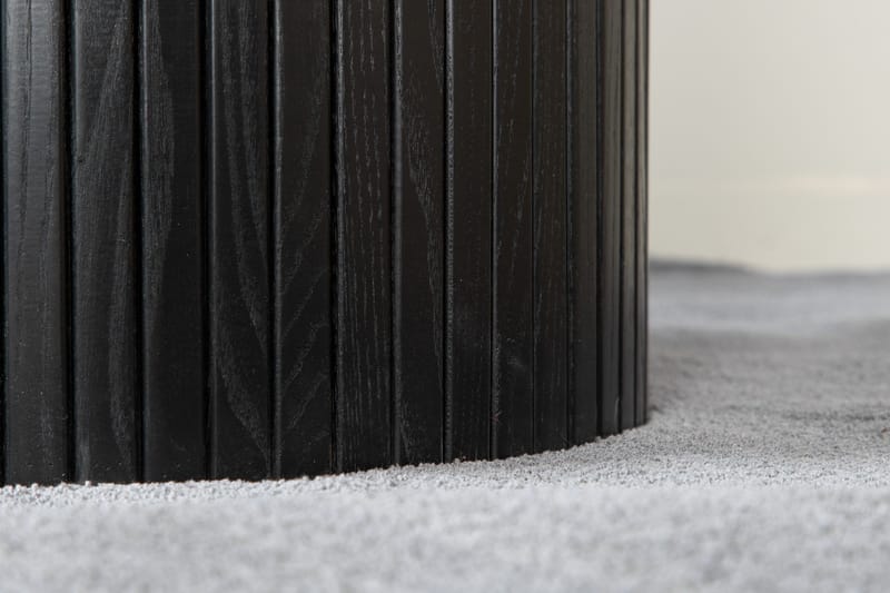 Bianca Spisebord 110 cm Rundt - Sort - Møbler - Borde - Spisebord og køkkenbord