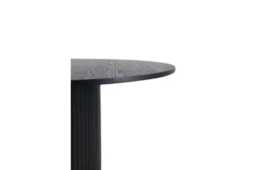 Bianca Spisebord 110 cm Rundt - Sort - Møbler - Borde - Spisebord og køkkenbord