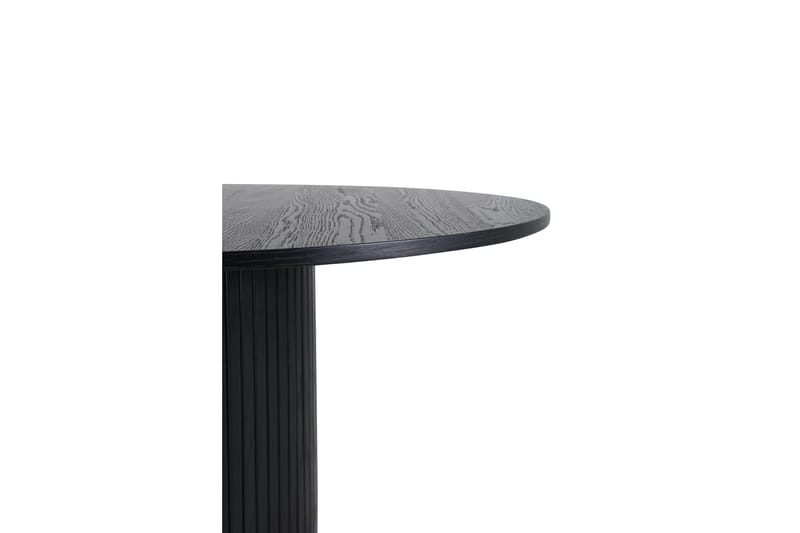 Bianca Spisebord 110 cm Rundt - Sort - Møbler - Borde - Spisebord og køkkenbord