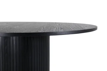 Bianca Spisebord 110 cm Rundt - Sort - Møbler - Borde - Spisebord og køkkenbord