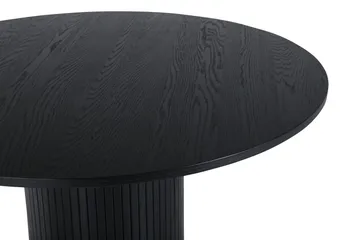 Bianca Spisebord 110 cm Rundt - Sort - Møbler - Borde - Spisebord og køkkenbord