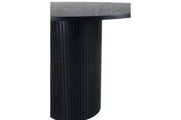 Bianca Spisebord 110 cm Rundt - Sort - Møbler - Borde - Spisebord og køkkenbord