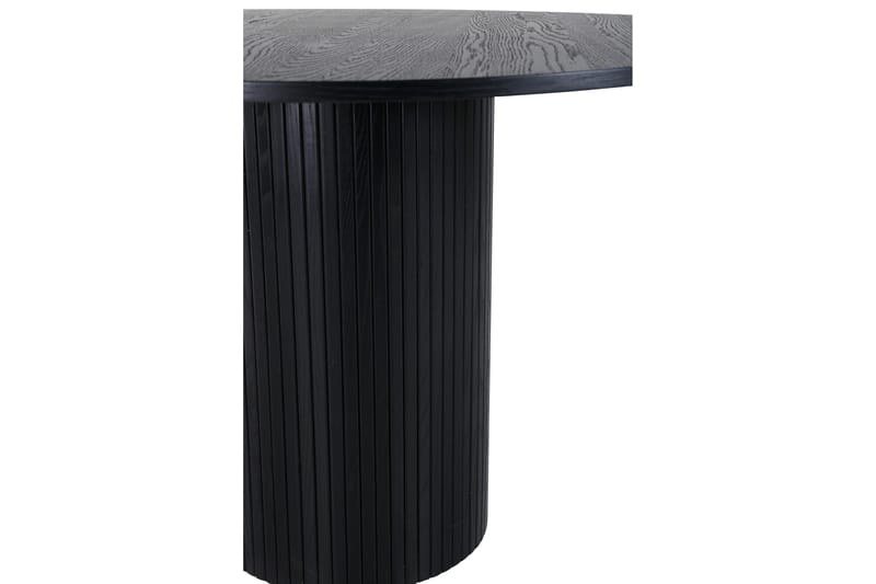Bianca Spisebord 110 cm Rundt - Sort - Møbler - Borde - Spisebord og køkkenbord