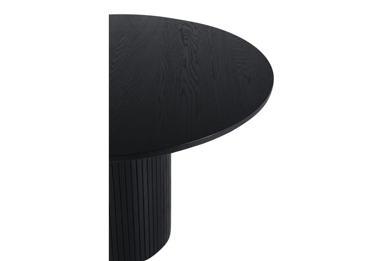 Bianca Spisebord 110 cm Rundt - Sort - Møbler - Borde - Spisebord og køkkenbord
