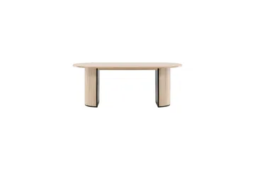 Bianca Spisebord 200 cm Ovalt - Beige - Møbler - Borde - Spisebord og køkkenbord