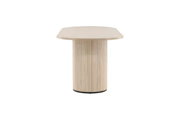 Bianca Spisebord 200 cm Ovalt - Beige - Møbler - Borde - Spisebord og køkkenbord