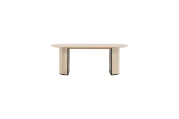 Bianca Spisebord 200 cm Ovalt - Beige - Møbler - Borde - Spisebord og køkkenbord