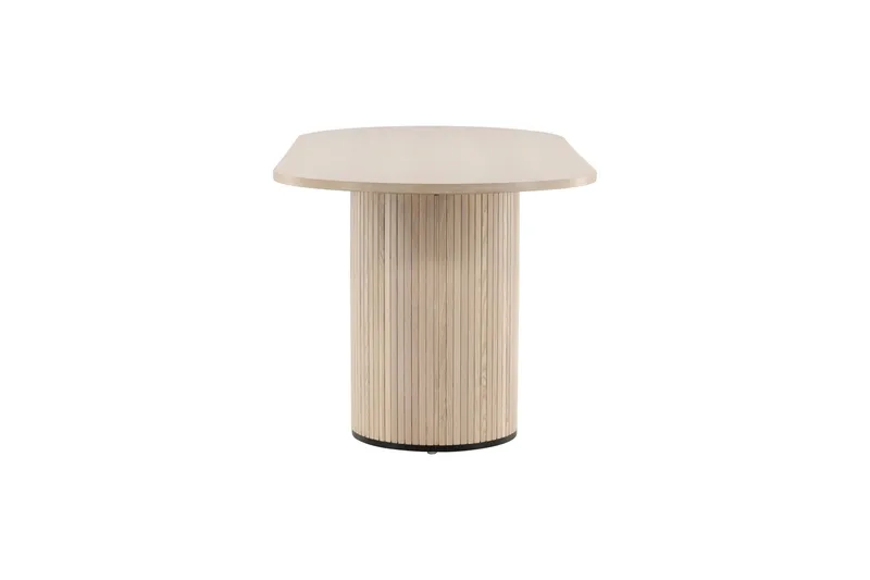 Bianca Spisebord 200 cm Ovalt - Beige - Møbler - Borde - Spisebord og køkkenbord