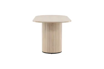 Bianca Spisebord 200 cm Ovalt - Beige - Møbler - Borde - Spisebord og køkkenbord