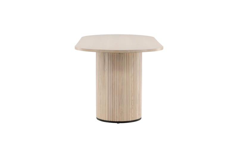 Bianca Spisebord 200 cm Ovalt - Beige - Møbler - Borde - Spisebord og køkkenbord