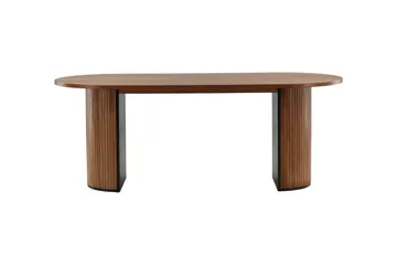 Bianca Spisebord 200 cm Ovalt - Valnødsbrun - Møbler - Borde - Spisebord og køkkenbord