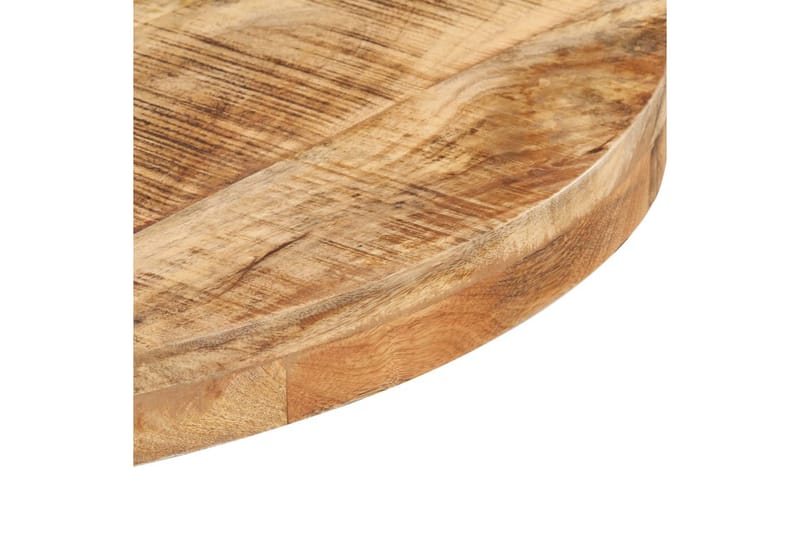 Bistrobord ø80x75 cm rund ru mangotræ - Brun - Møbler - Borde - Spisebord og køkkenbord