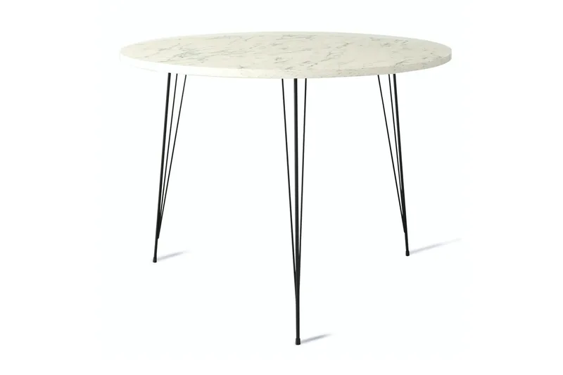 Bonnick Bord 90 cm, Sort/Hvid