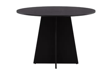 Bootcut Spisebord 110 cm Rundt - Svart - Møbler - Borde - Spisebord og køkkenbord