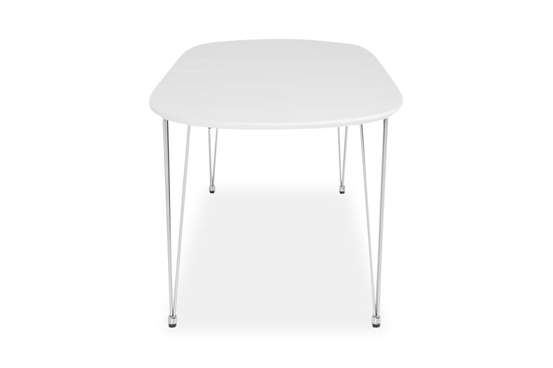 Caddy Spisebord 180 cm med 2 Tillægsplader Oval - Hvid - Spisebord og køkkenbord
