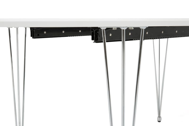 Caddy Spisebord 180 cm med 2 Tillægsplader Oval - Hvid - Spisebord og køkkenbord