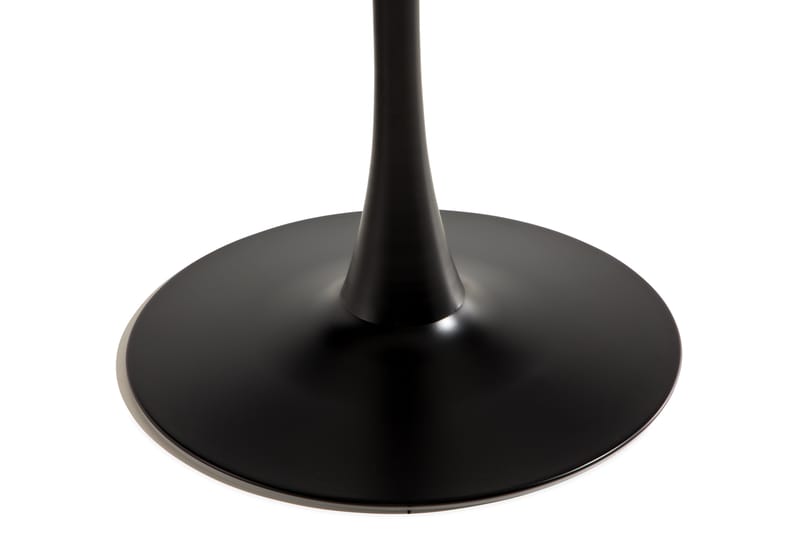 Caitly Spisebord 100 cm Rund - Hvid Marmor/Sort - Møbler - Borde - Spisebord og køkkenbord