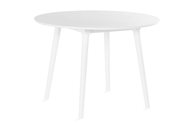 Carcea spisebord 106 cm Rundt - Hvid - Spisebord og køkkenbord