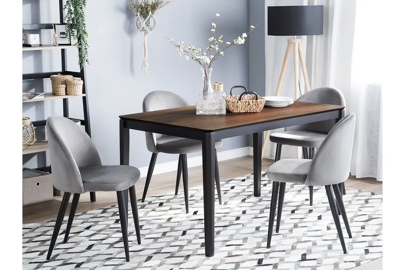 Cedar Spisebord 135 cm - Sort - Møbler - Borde - Spisebord og køkkenbord