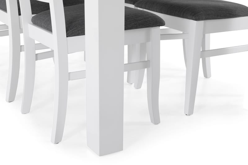 Cibus Spisebord 180 cm - Hvid/Sort - Spisebord og køkkenbord