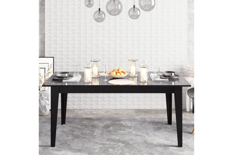 Cofield Spisebord 180 cm - Sort - Møbler - Borde - Spisebord og køkkenbord