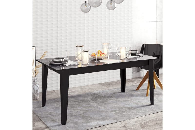 Cofield Spisebord 180 cm - Sort - Møbler - Borde - Spisebord og køkkenbord
