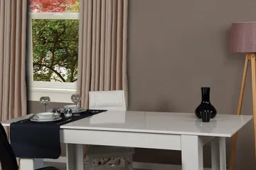 Comfortale Spisebord Udvideligt - Hvid - Møbler - Borde - Spisebord og køkkenbord