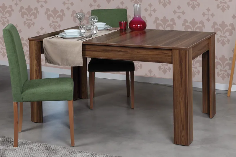 Comfortale Spisebord Udvideligt - Valnød - Møbler - Borde - Spisebord og køkkenbord
